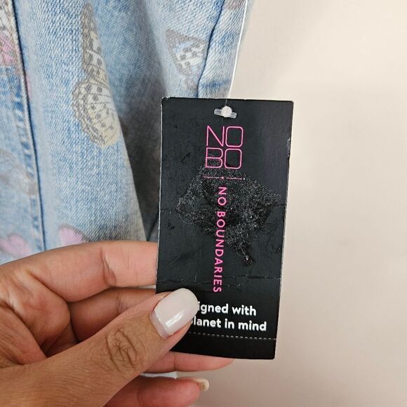 NWT No Boubdaries Seamed Denim Mini Skirt. Blue XXXL - Picture 10 of 12